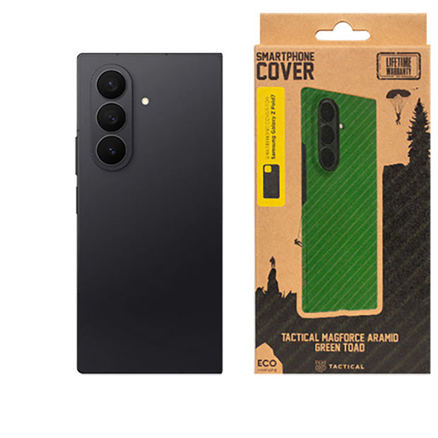 Handyhülle für Samsung Galaxy Z Fold7, Tactical MagForce Aramid, Grün