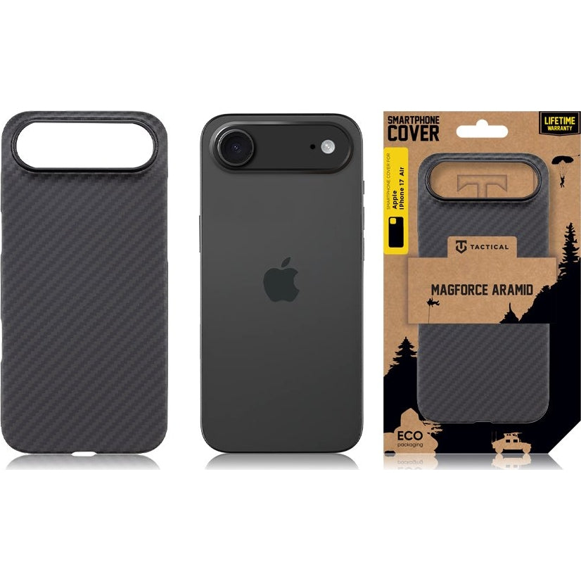 Handyhülle für iPhone Air, Tactical MagForce Aramid, Schwarz