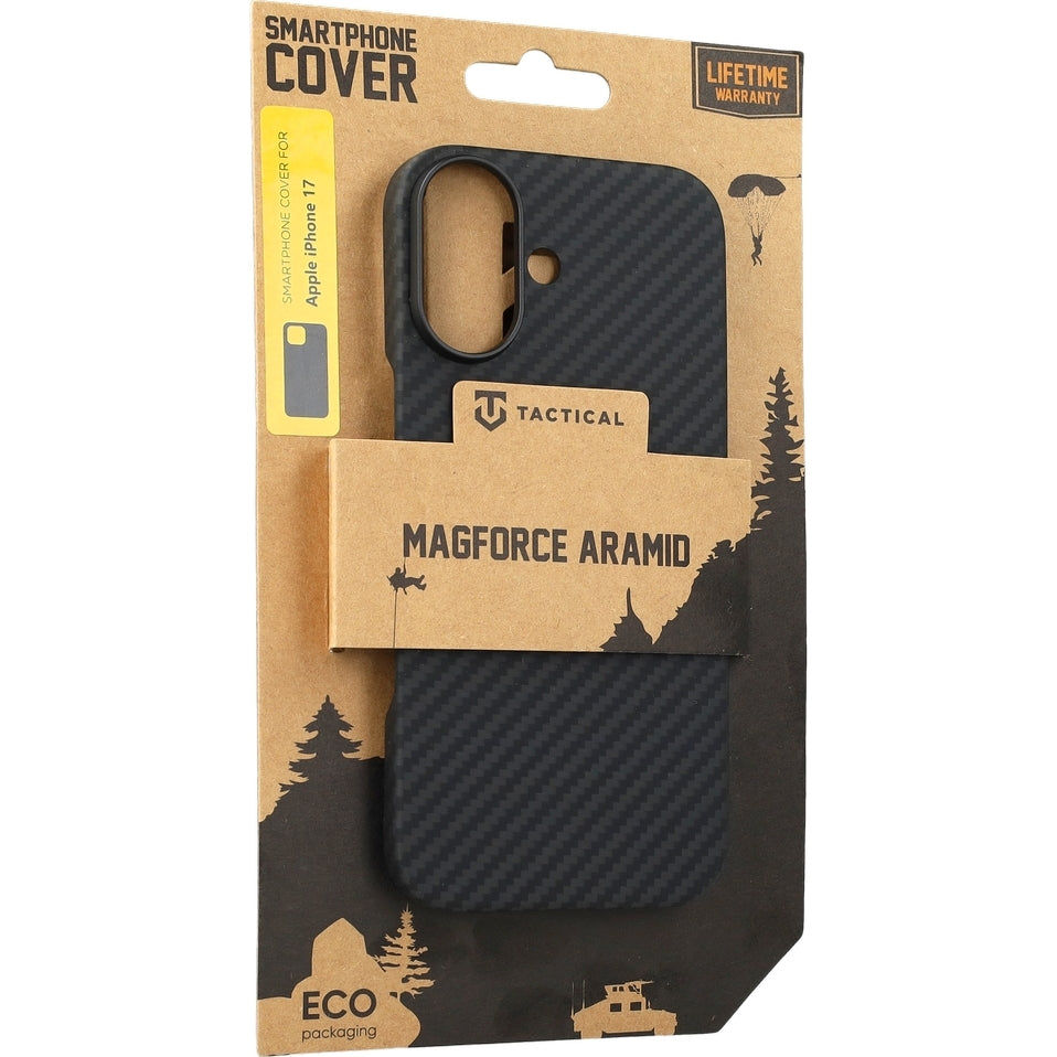Handyhülle für iPhone 17, Tactical MagForce Aramid, Schwarz