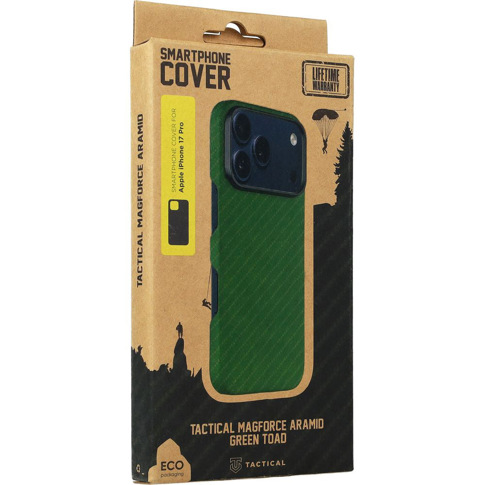 Handyhülle für iPhone 17 Pro, Tactical MagForce Aramid, Grün