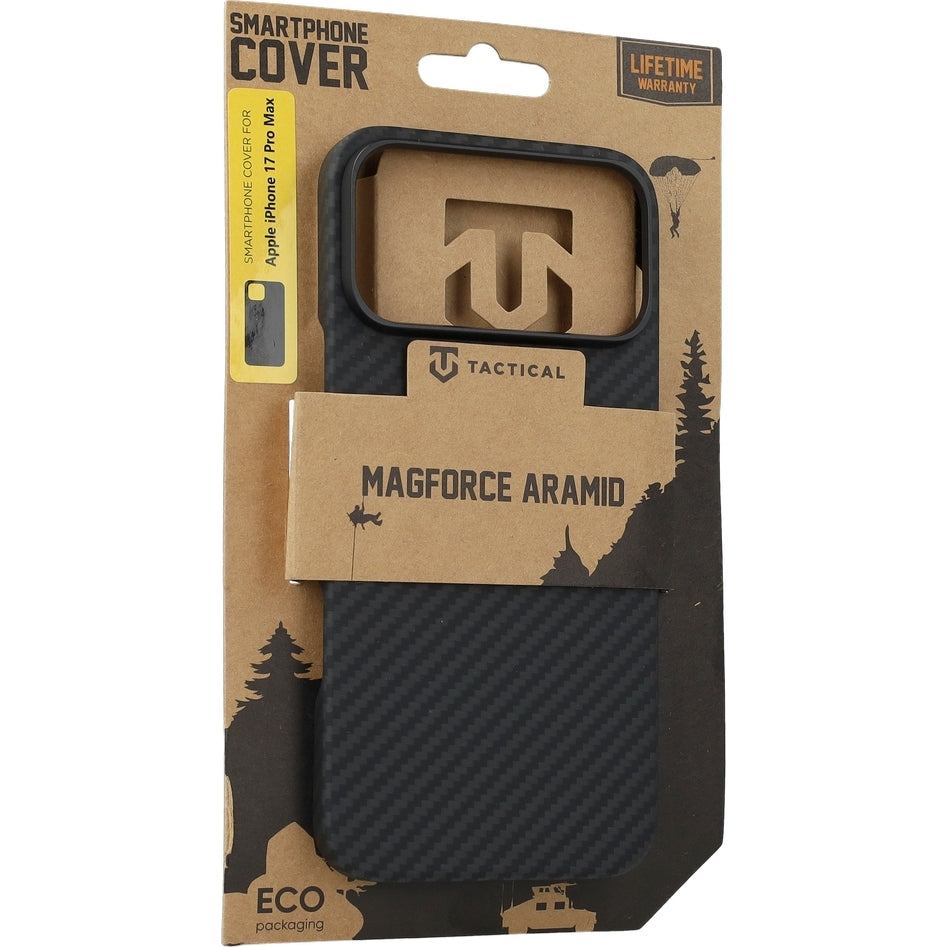 Handyhülle für iPhone 17 Pro Max, Tactical MagForce Aramid, Schwarz