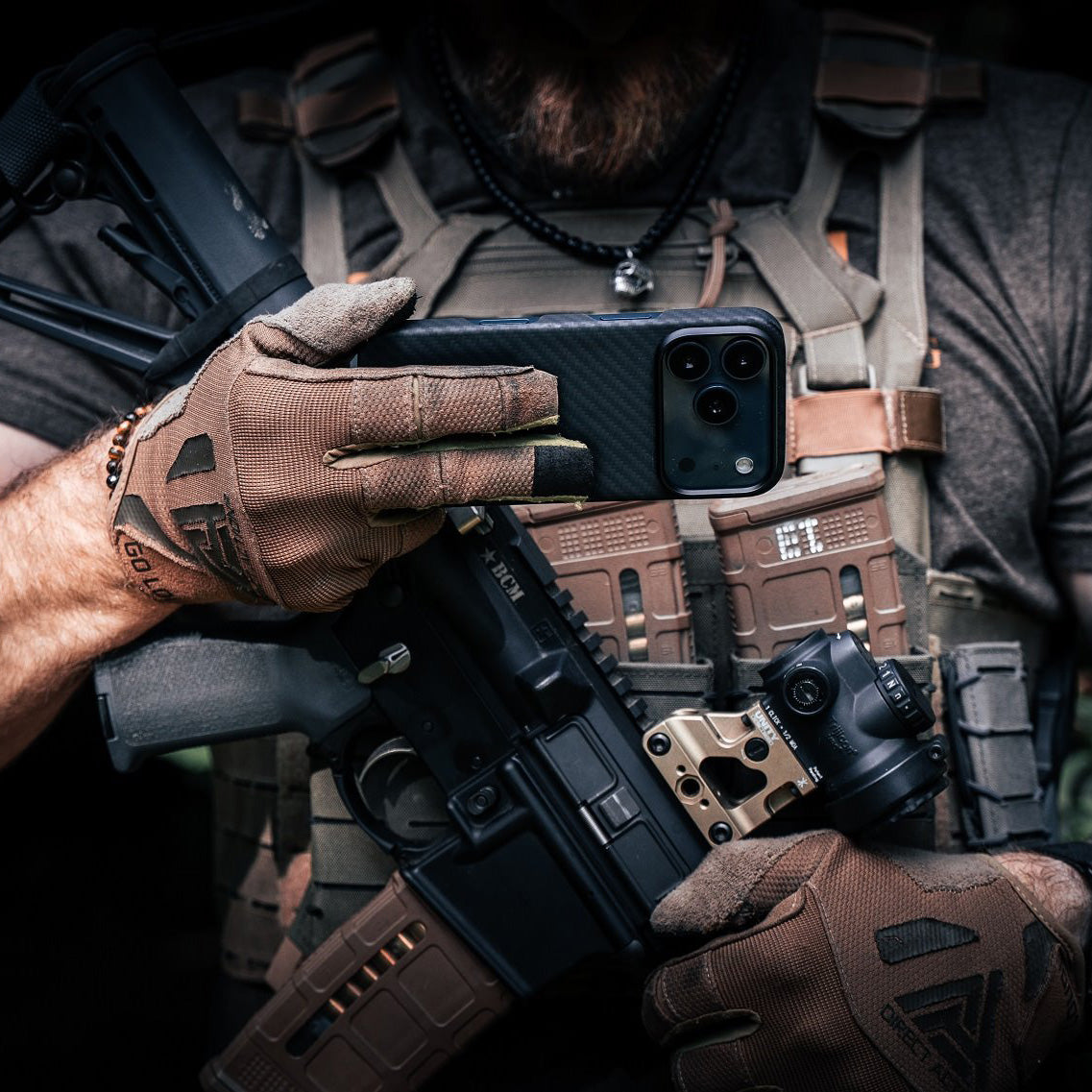 Handyhülle für iPhone 17 Pro Max, Tactical MagForce Aramid, Schwarz