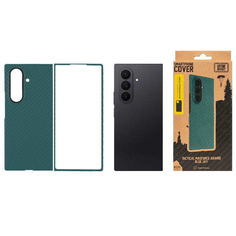 Handyhülle für Samsung Galaxy Z Fold7, Tactical MagForce Aramid, Blau