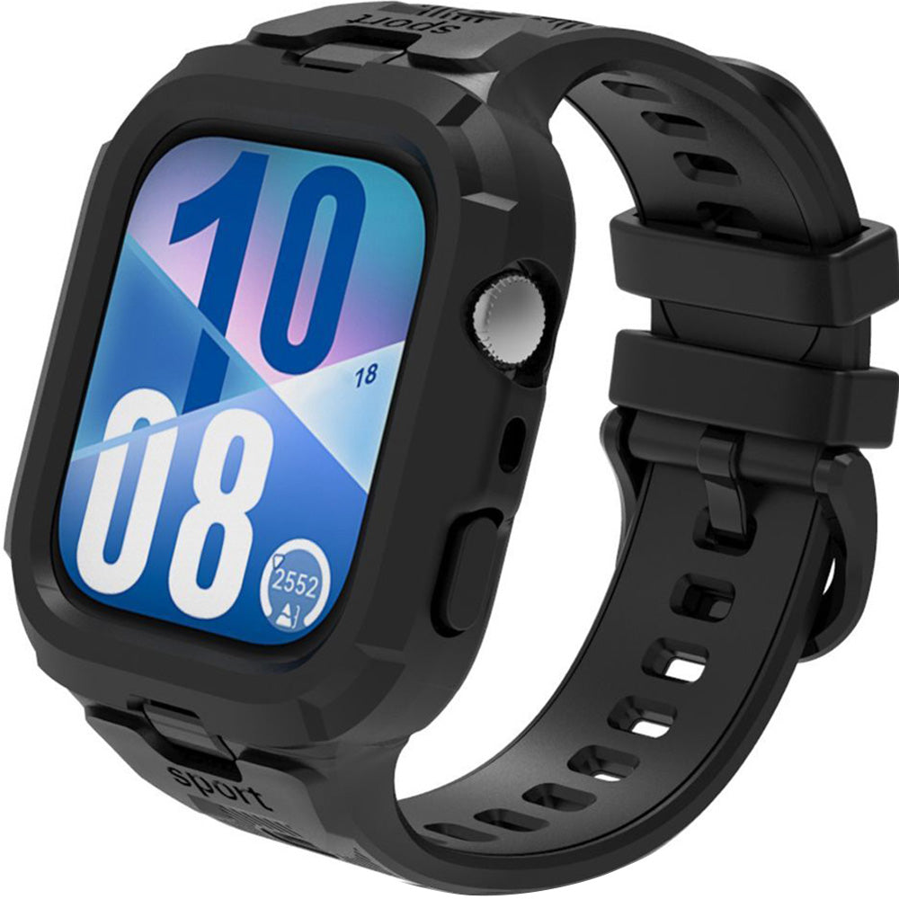 Hülle mit Armband für Huawei Watch Fit 4 Pro / Fit 4 / Fit 3, Tech-Protect Armour, Schwarz