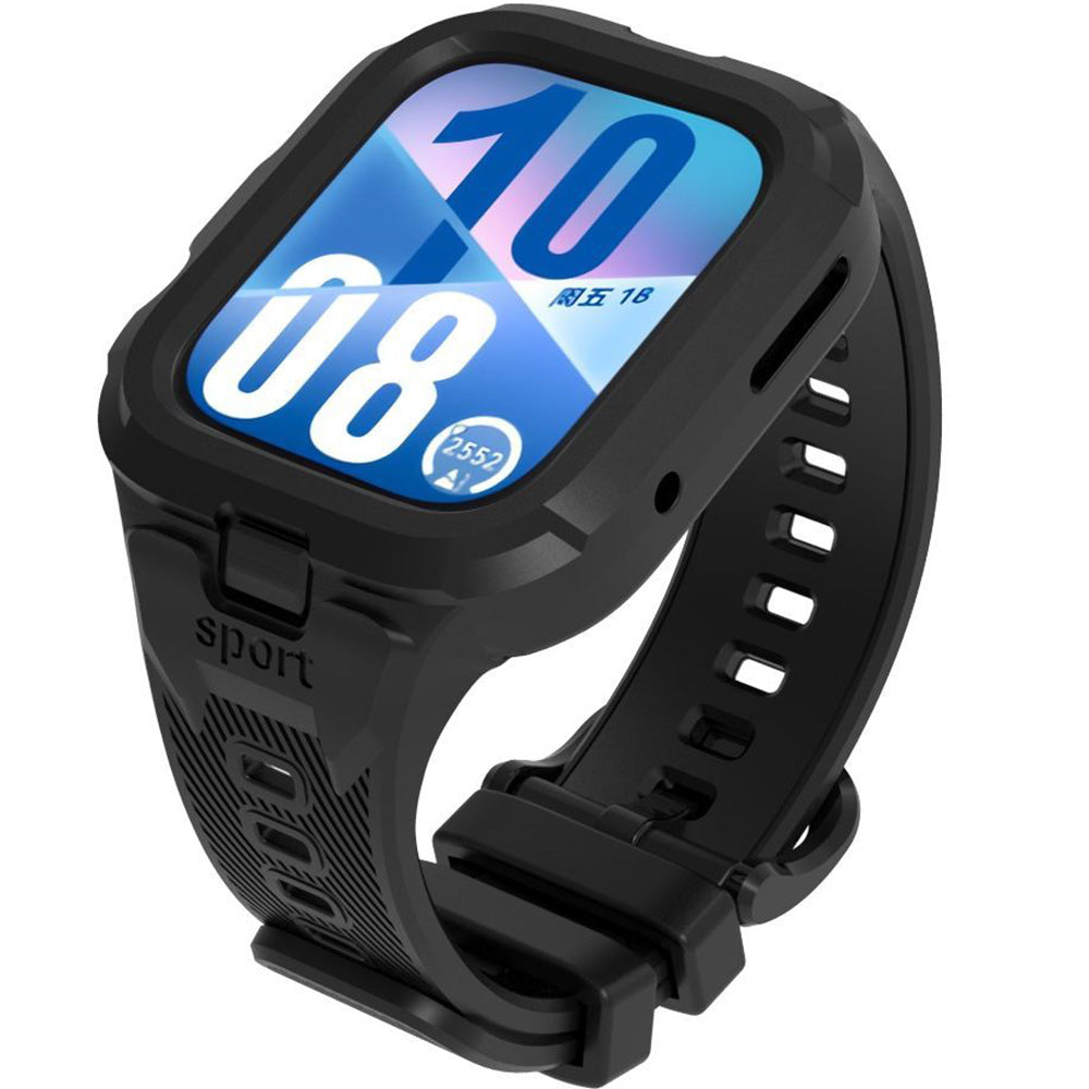 Hülle mit Armband für Huawei Watch Fit 4 Pro / Fit 4 / Fit 3, Tech-Protect Armour, Schwarz