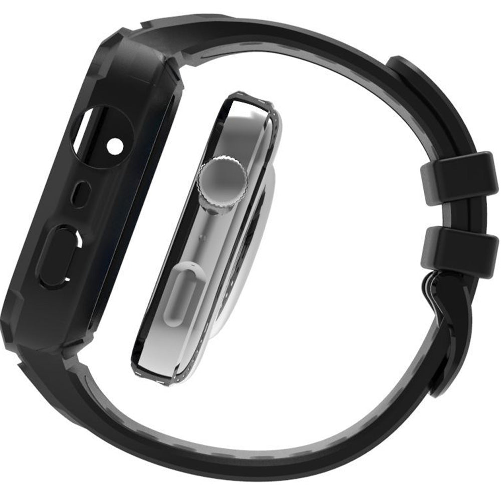 Hülle mit Armband für Huawei Watch Fit 4 Pro / Fit 4 / Fit 3, Tech-Protect Armour, Schwarz
