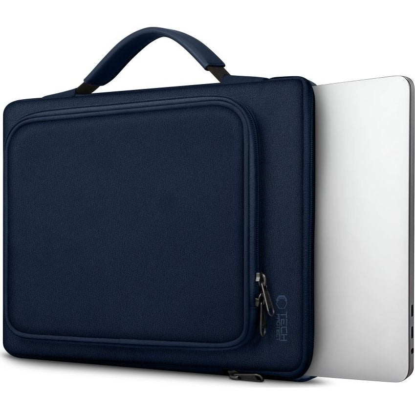 Tasche für 13" / 14" Laptop, Tech-Protect Basic Bag, Dunkelblau