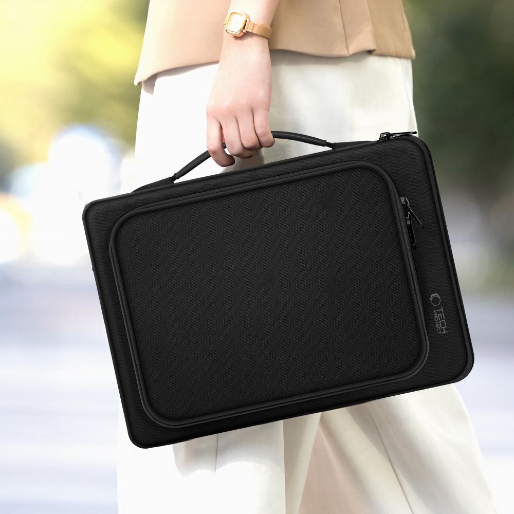 Tasche für 15" / 16" Laptop, Tech-Protect Basic Bag, Schwarz