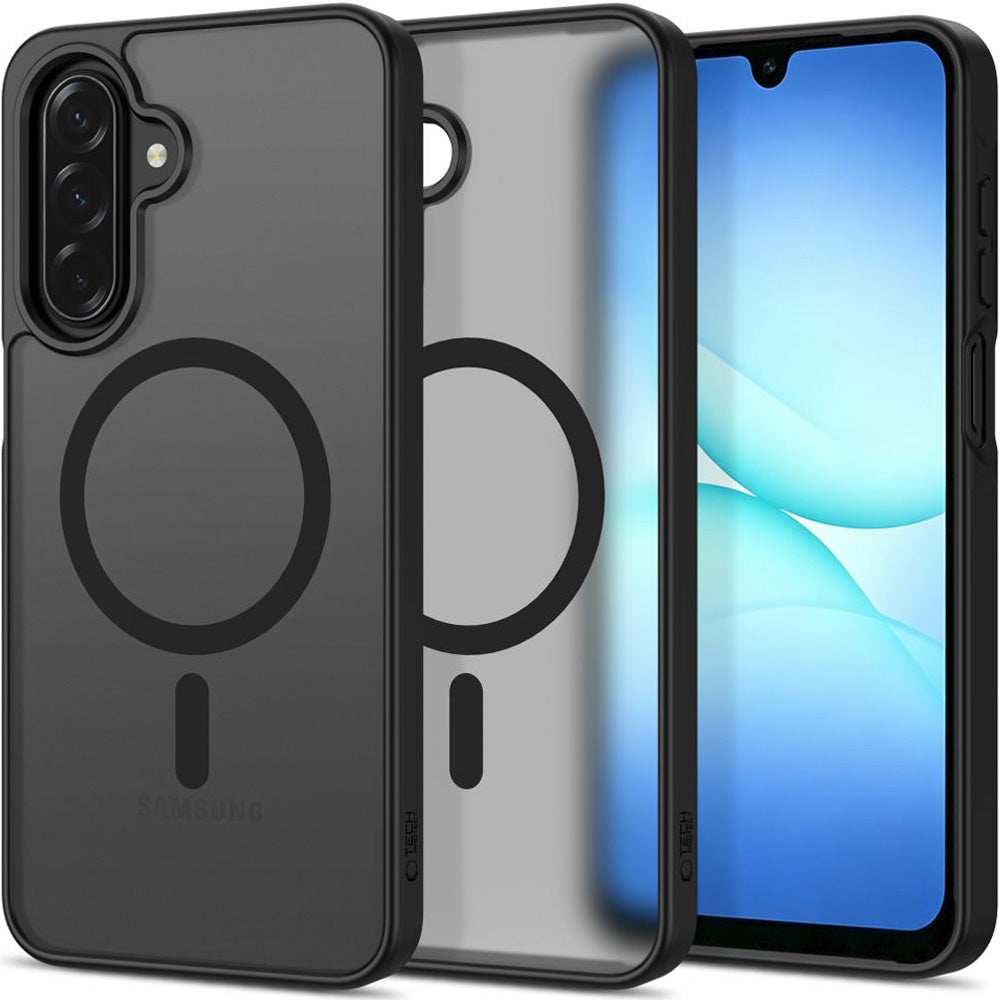 Handyhülle für Galaxy A16 5G / 4G, Galaxy A17 5G / 4G, Galaxy A18 5G / 4G, Galaxy A26 5G, Tech-Protect BasicMag mit MagSafe, Rauchfarben-Schwarz (1/7)