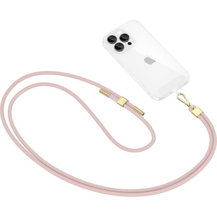 Handy-Schlüsselband für Telefon Tech Protect C2S Rope Crossbody Strap, Rosa