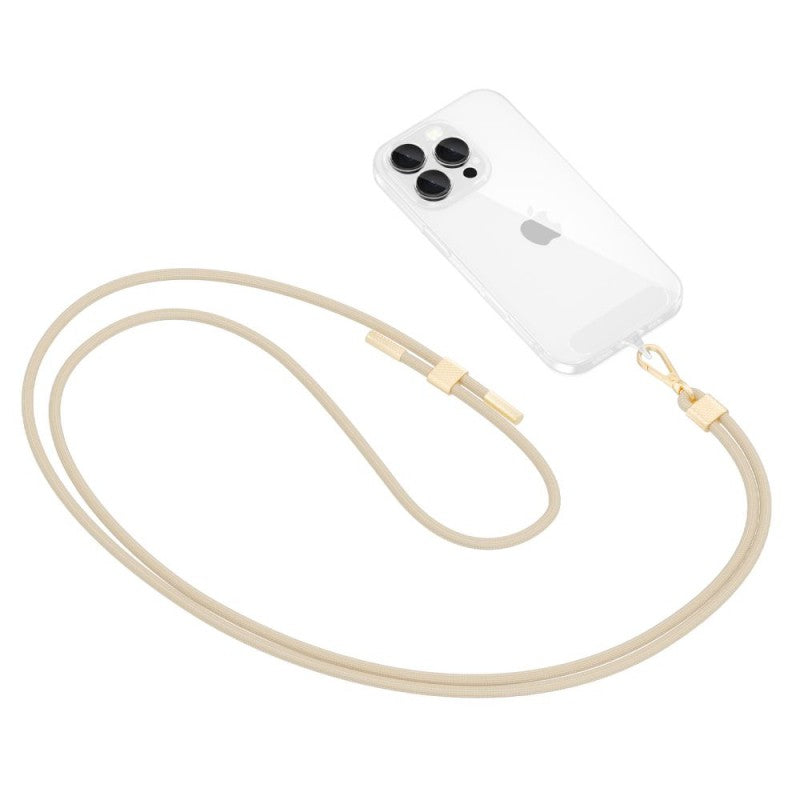 Handy-Schlüsselband für Telefon Tech Protect C2S Rope Crossbody Strap, Beige