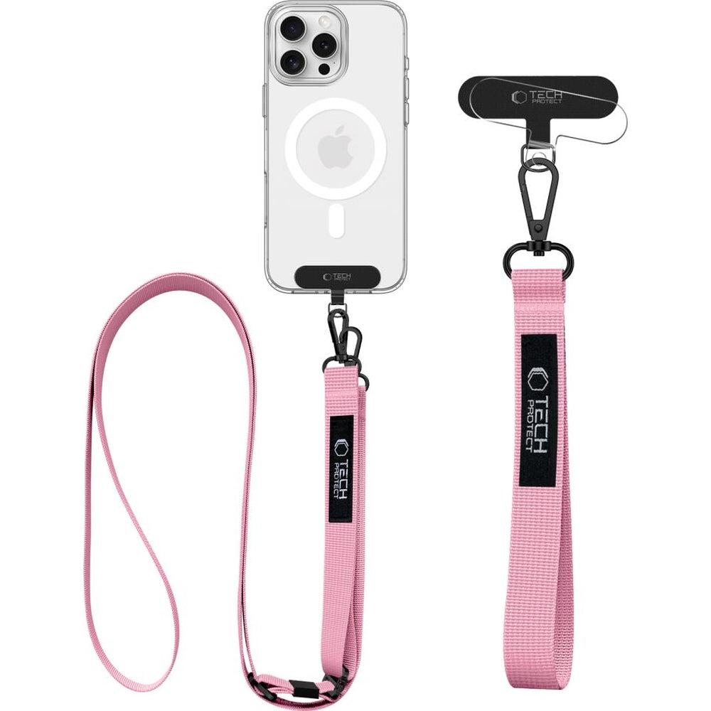 Tech-Protect C6S Rope Wrist Strap, Rosa