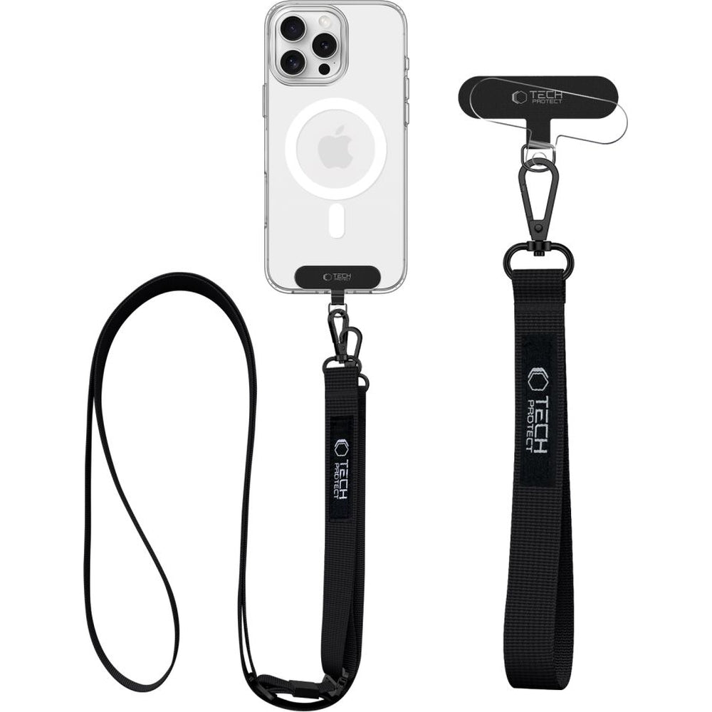 Tech-Protect C6S Rope Wrist Strap, Schwarz