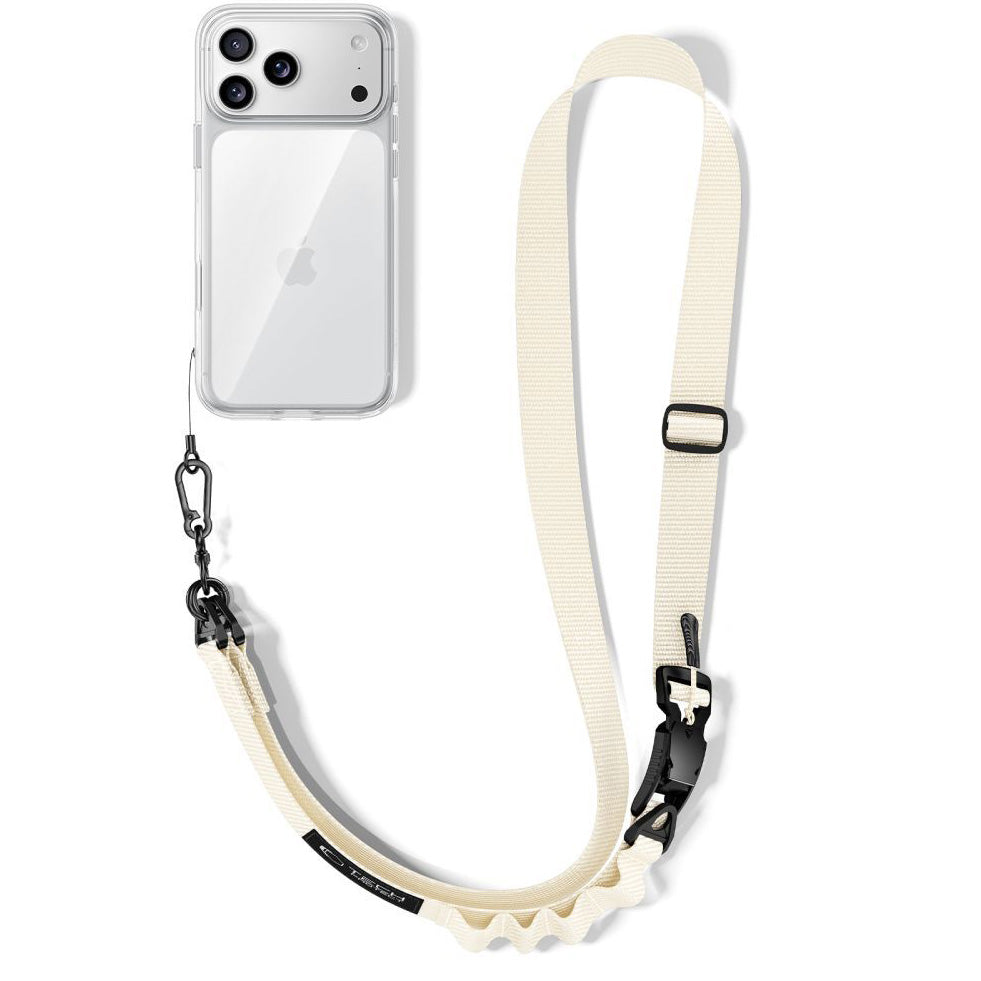 Handy-Schlüsselband für Telefon Tech Protect C9S Rope Crossbody, Beige