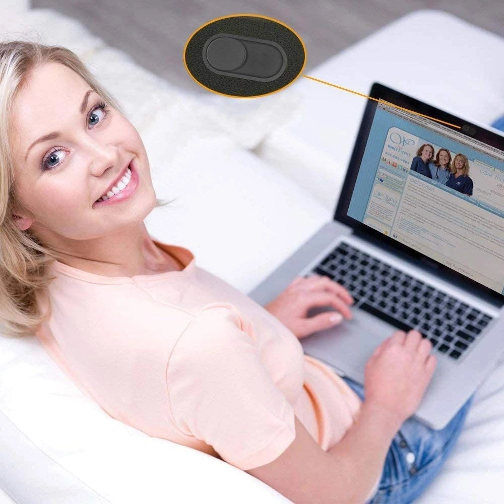 Kameraabdeckung Tech-Protect Cam Fit+ Webcam Cover, 3 Stück, Schwarz