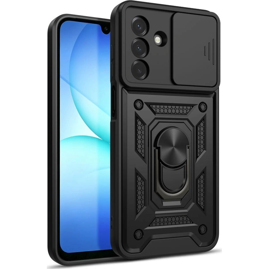 Handyhülle für Galaxy A26 / A18 / A17 5G / 4G, Tech-Protect Camshield Pro, Schwarz