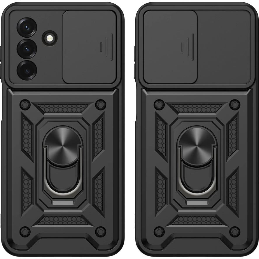 Handyhülle für Galaxy A26 / A18 / A17 5G / 4G, Tech-Protect Camshield Pro, Schwarz