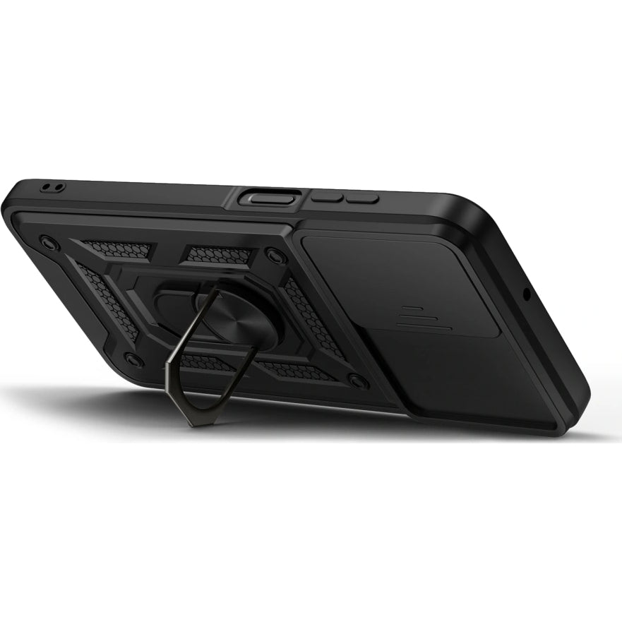 Handyhülle für Galaxy A26 / A18 / A17 5G / 4G, Tech-Protect Camshield Pro, Schwarz
