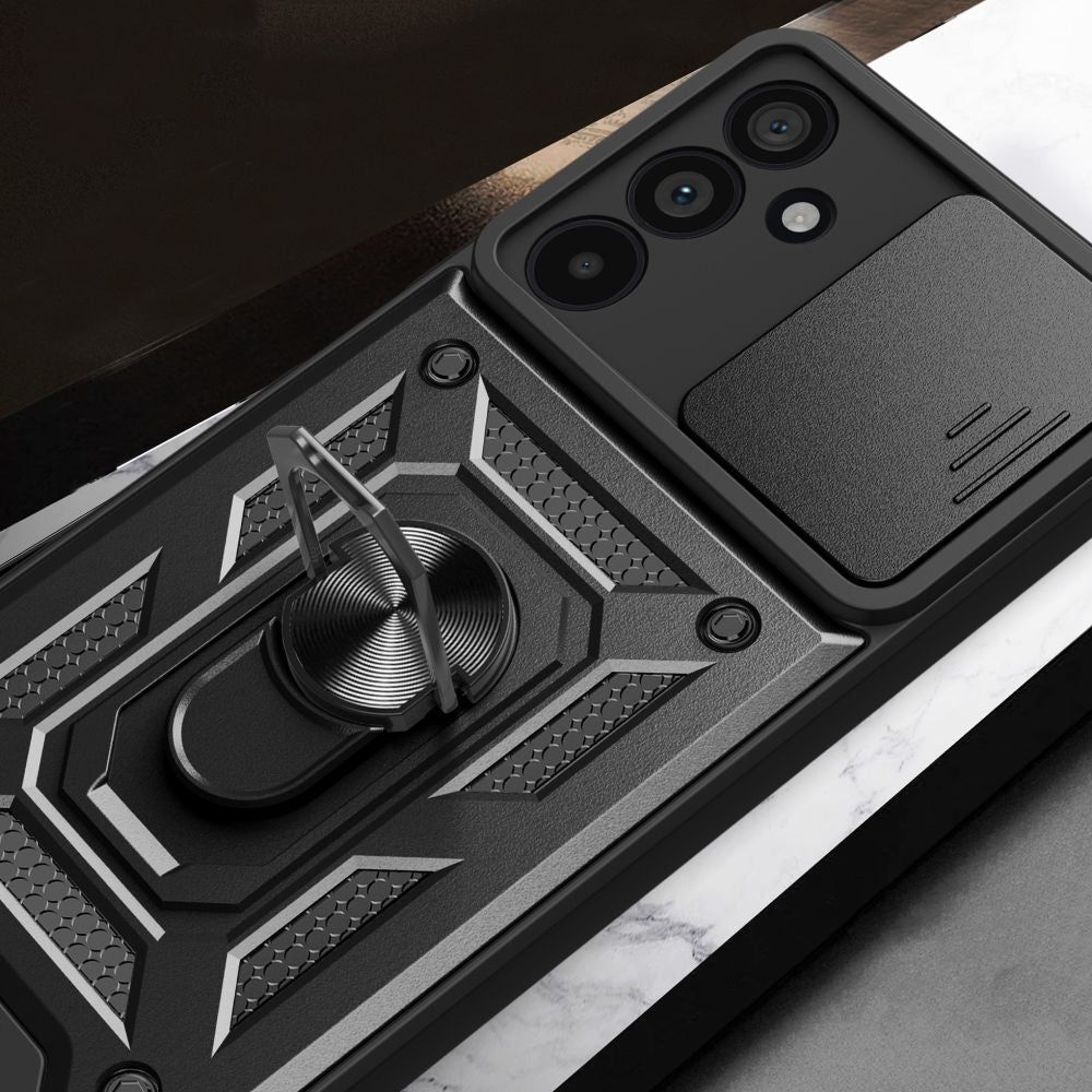 Handyhülle für Samsung Galaxy A56 5G, Tech-Protect Camshield Pro, Schwarz