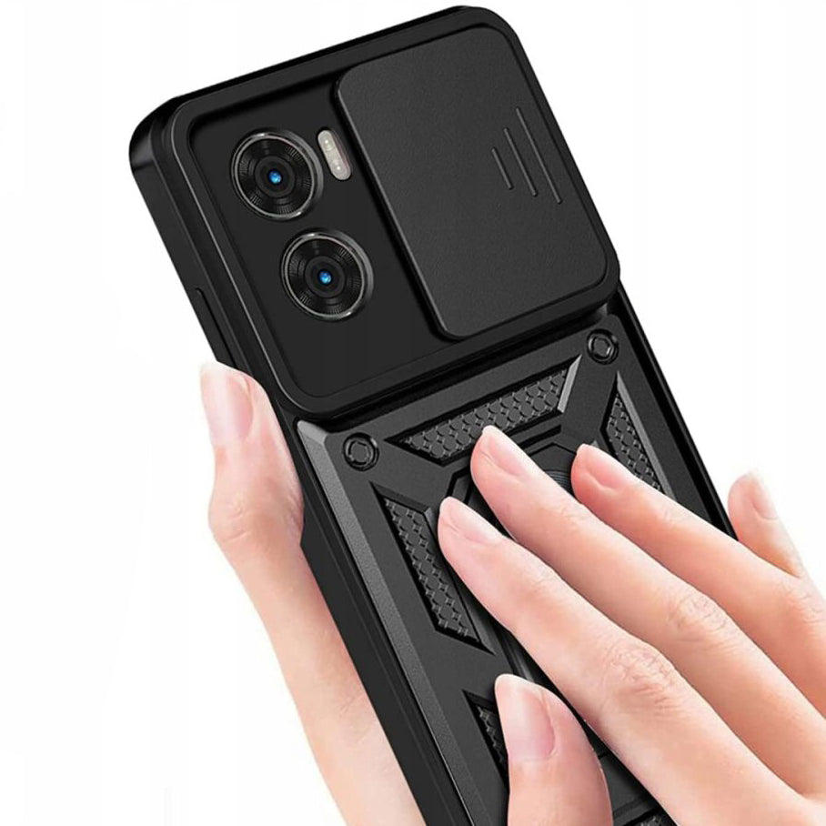 Handyhülle für Xiaomi Poco X7 Pro, Tech-Protect Camshield Pro, Schwarz