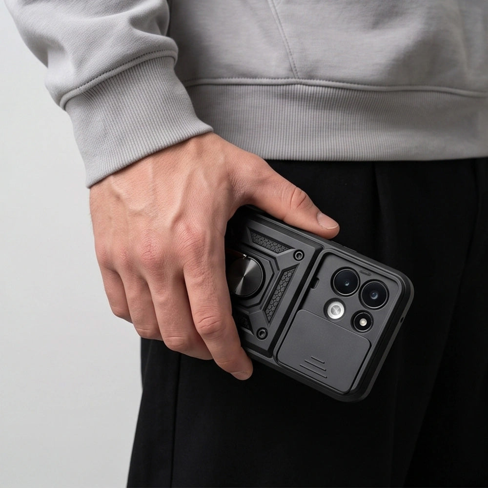 Handyhülle mit Ring für Xiaomi Redmi 17 5G / 4G, Tech-Protect Camshield Pro, (4/9)