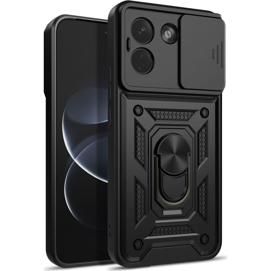 Handyhülle mit Ring für Xiaomi Redmi Note 17 Pro Max 5G, Tech-Protect Camshield Pro, Schwarz (2/7)