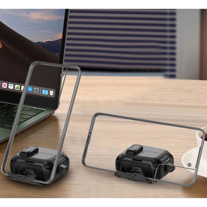 Schutzhülle für Galaxy Buds 3 / 3 Pro / 3 FE, Tech-Protect Carbonox mit MagSafe, Schwarz