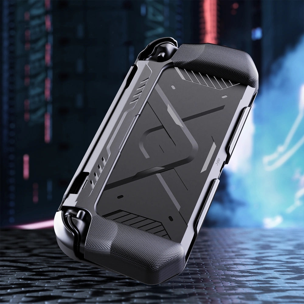 Handyhülle für Nintendo Switch 2, Tech-Protect Carbonox, Schwarz