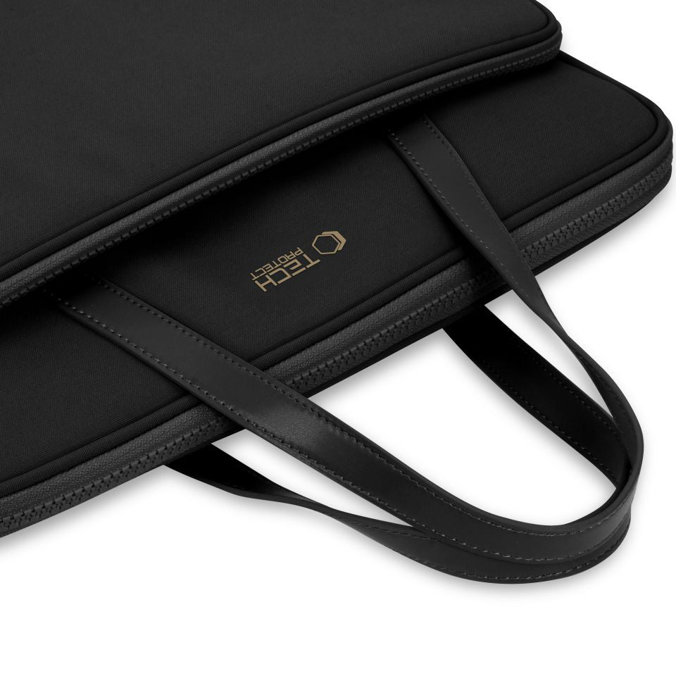 Tasche für 13" / 14" Laptop, Tech-Protect Carrying Bag, Schwarz
