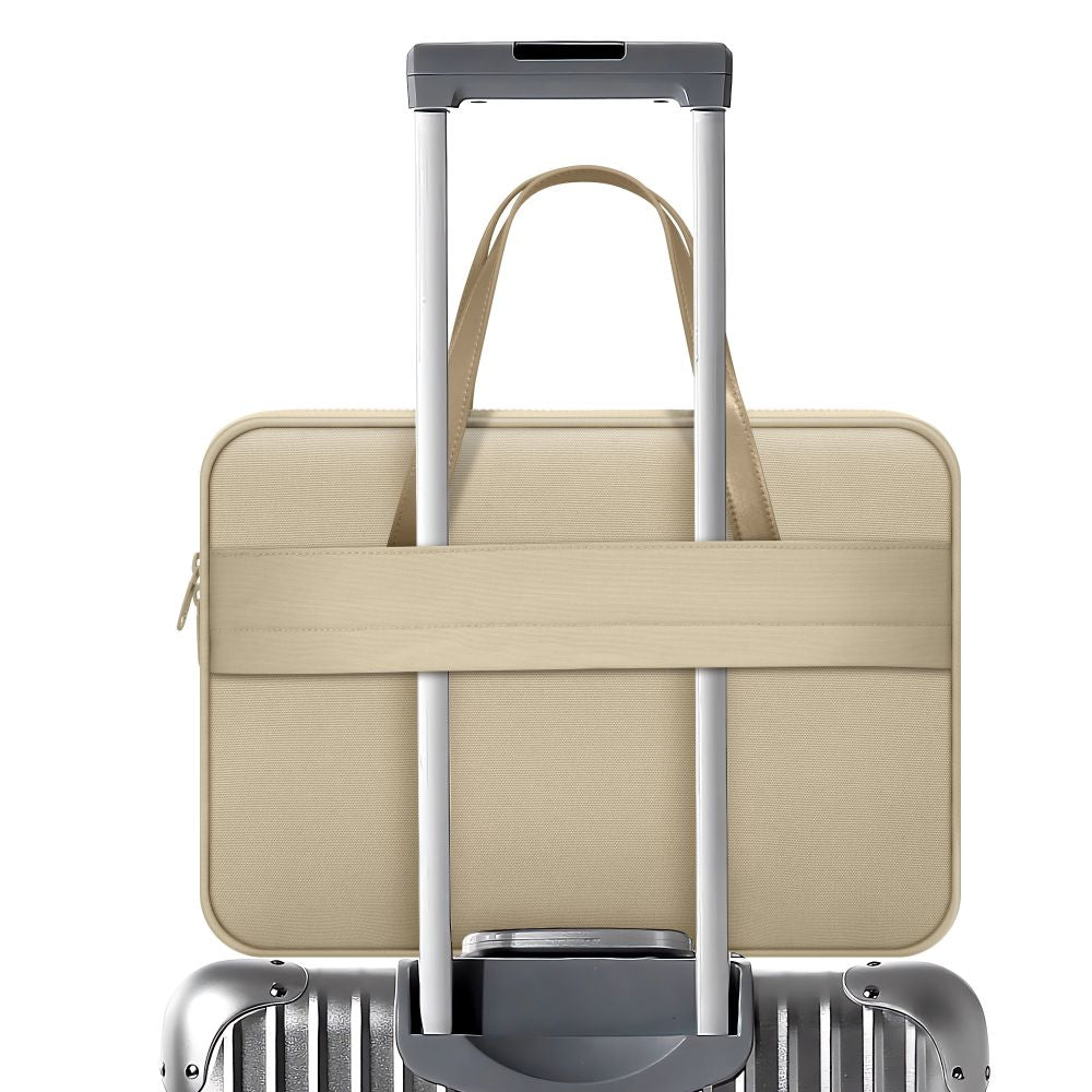 Tasche für 13" / 14" Laptop, Tech-Protect Carrying Bag, Beige