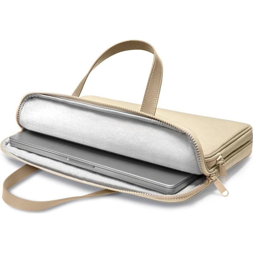 Tasche für 15" / 16" Laptop, Tech-Protect Carrying Bag, Beige