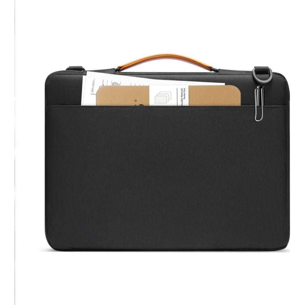 Umhängetasche für 13-14“ Laptop, Tech-Protect Defender Bag, Schwarz/Orange