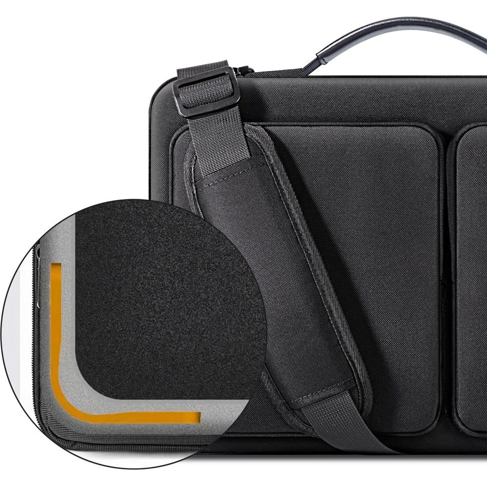 Umhängetasche für 13-14“ Laptop, Tech-Protect Defender Bag, Schwarz