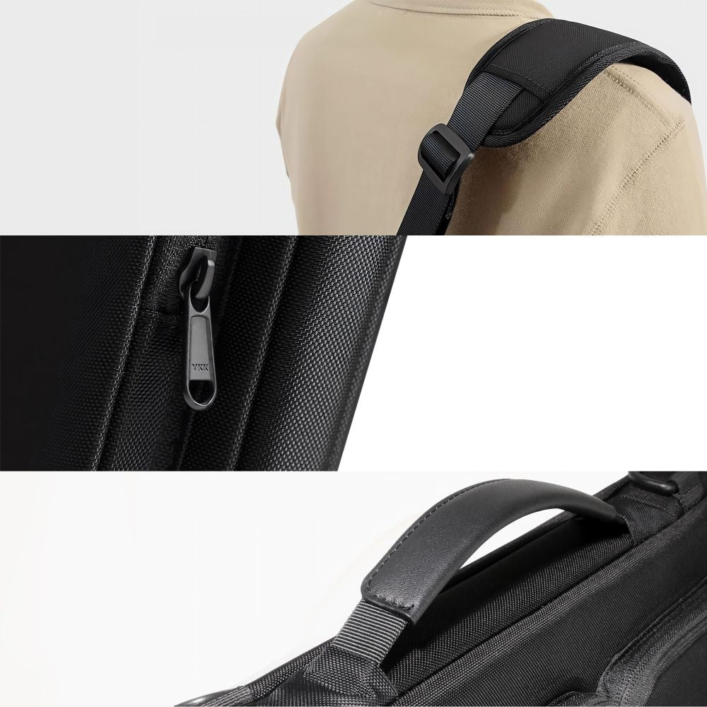 Umhängetasche für 13-14“ Laptop, Tech-Protect Defender Bag, Schwarz