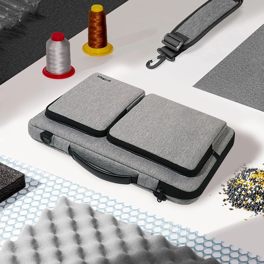 Umhängetasche für 13-14“ Laptop, Tech-Protect Defender Bag, Grau
