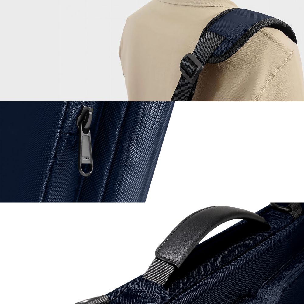 Umhängetasche für 15-16“ Laptop, Tech-Protect Defender Bag, Dunkelblau