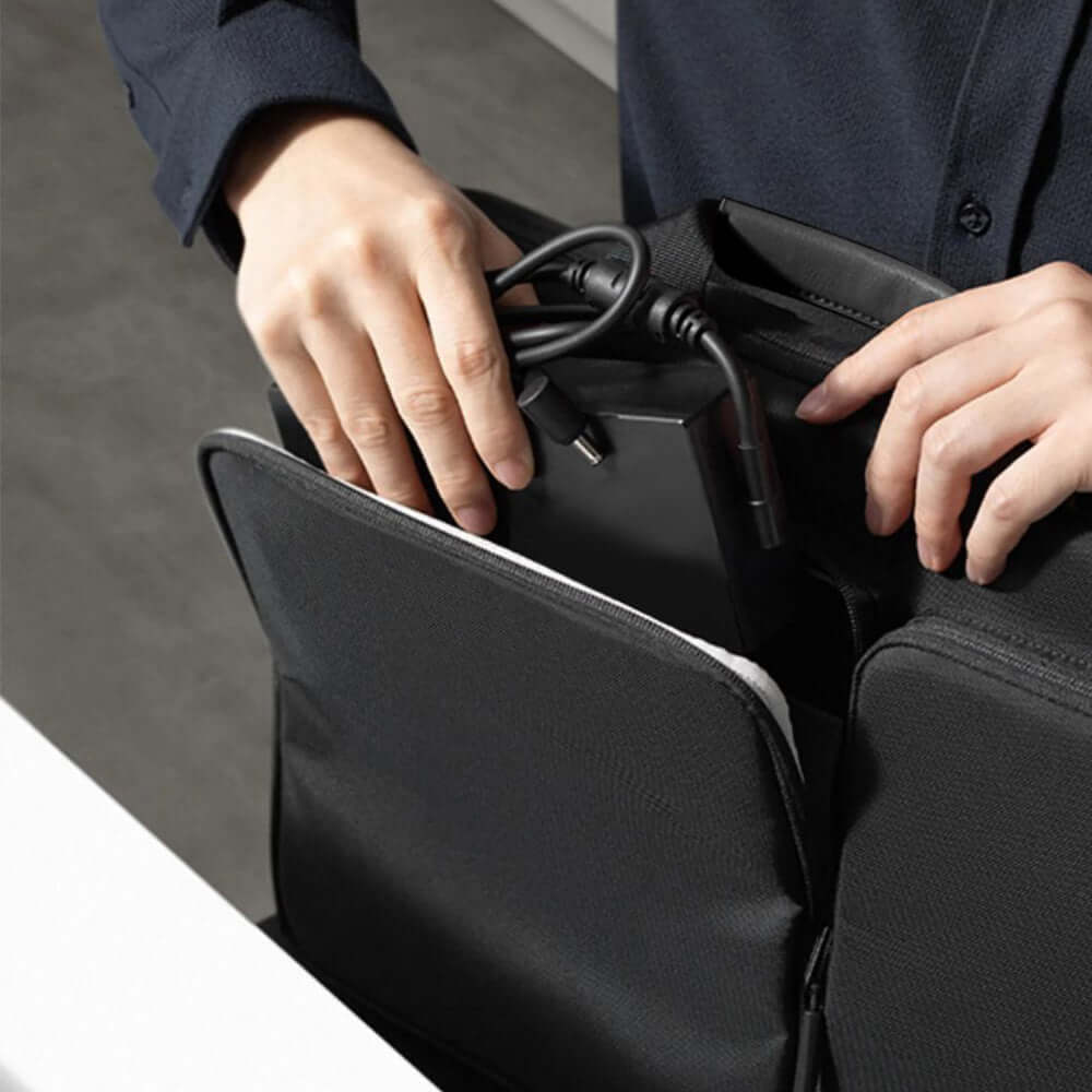 Umhängetasche für 17“ Laptop, Tech-Protect Defender Bag, Schwarz
