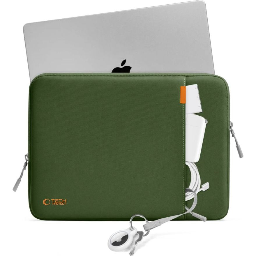 Universal Laptoptasche bis zu 15"-16", Tech-Protect Defender, Dunkelgrün