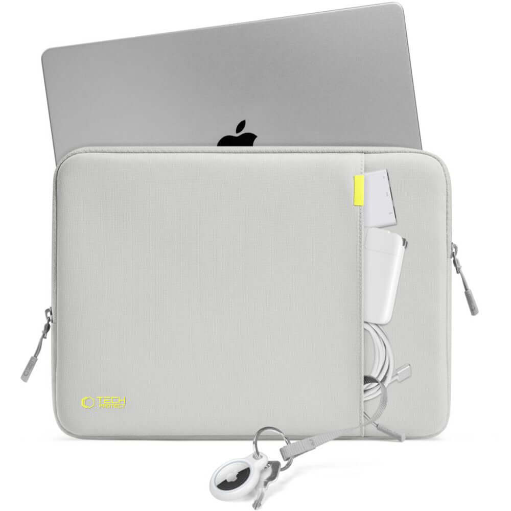 Universal Laptoptasche bis zu 15-16", Tech-Protect Defender, Grau