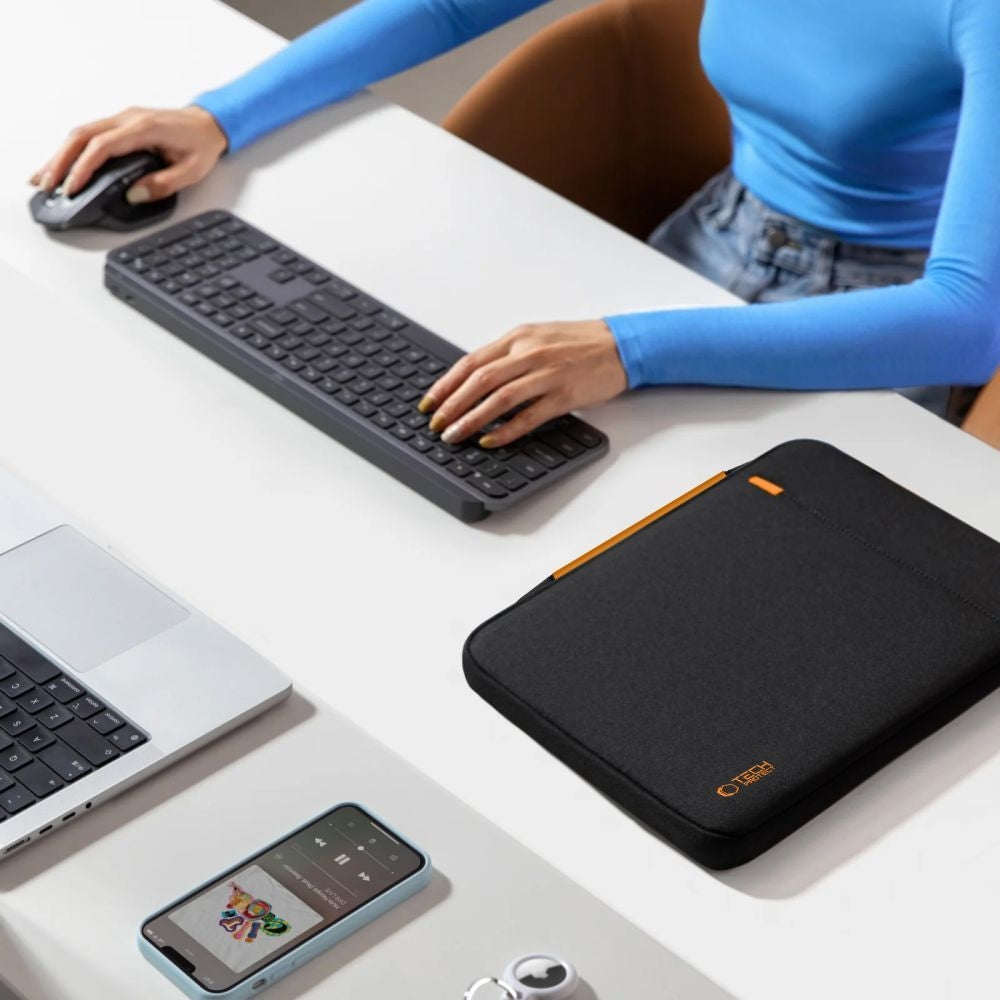 Umhängetasche für 15-16“ Laptop, Tech-Protect Defender RS Bag, Schwarz