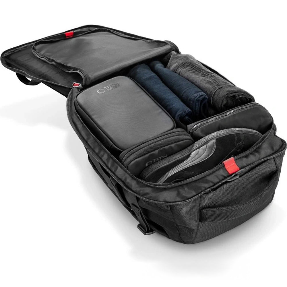 Reiserucksack mit Platz für einen Laptop, 20l, Tech-Protect Defender S40, Schwarz
