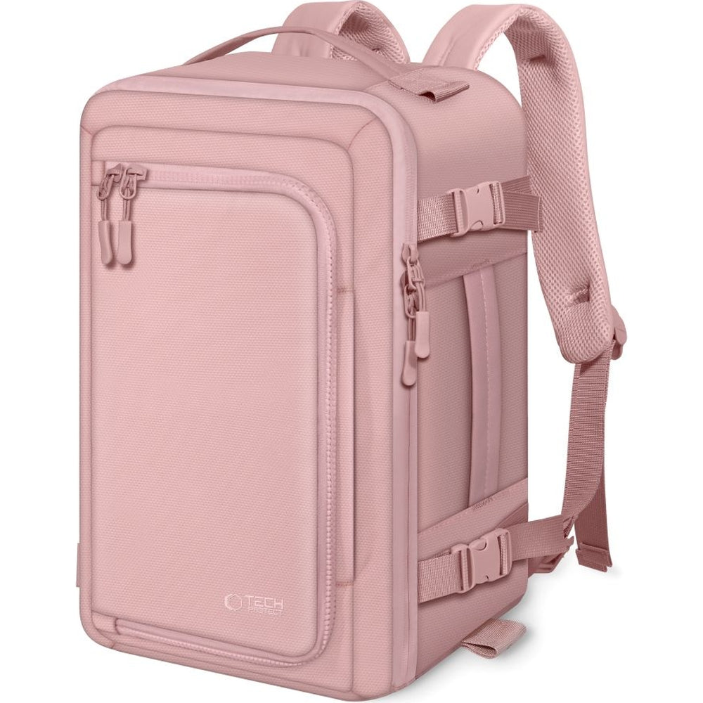 Reiserucksack mit Platz für einen Laptop, 20l, Tech-Protect Defender S50, Rosa