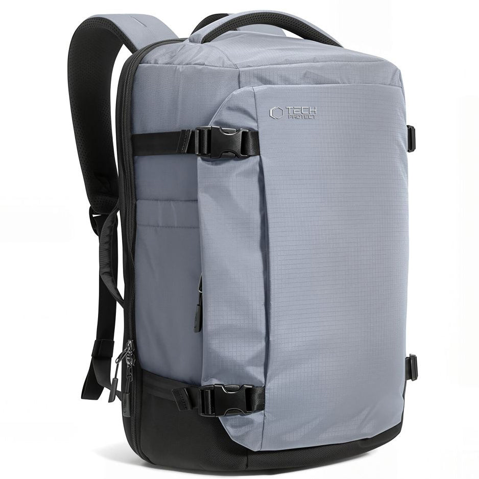 Reiserucksack mit Platz für einen Laptop, 24l, Tech-Protect Defender S70, Grau