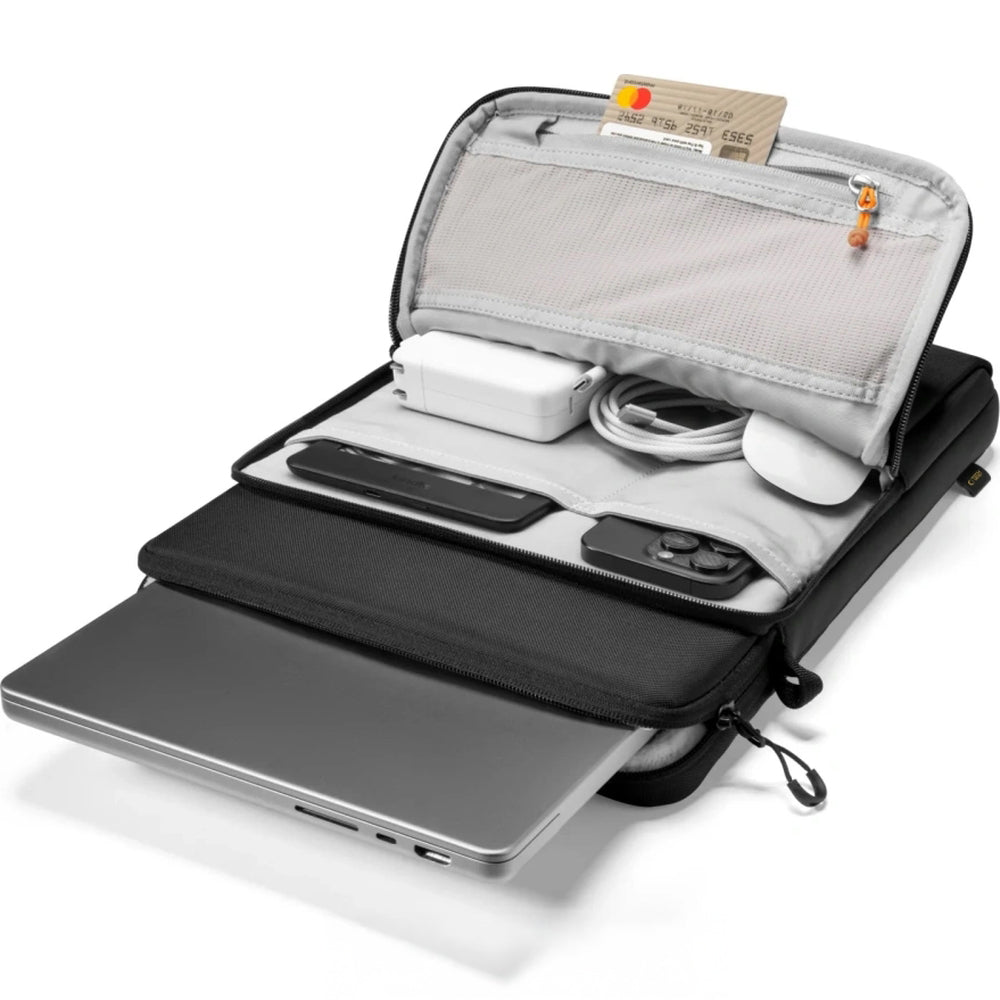 Universal Laptoptasche bis zu 15"-16", Tech-Protect Defender VR, Schwarz
