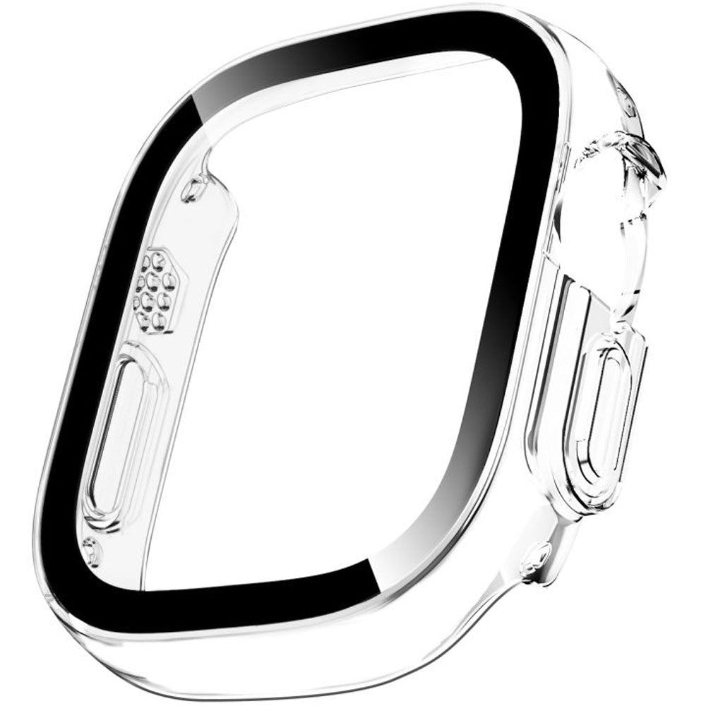 Hülle mit Glas für Apple Watch Ultra 4 49mm / 3 49mm / 2 49mm / 1 49mm, Tech-Protect Defense, 2 Stück, Schwarz, Transparent (5/11)