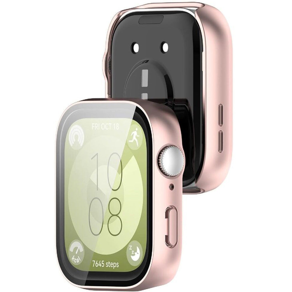 Schutzhülle + Glas für Huawei Fit 3,Tech Protect Defense360, Rosa