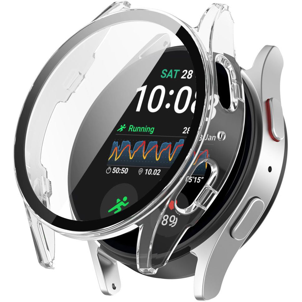 Schutzhülle + Glas für Samsung Galaxy Watch 7 40mm, Tech Protect Defense360, Transparent