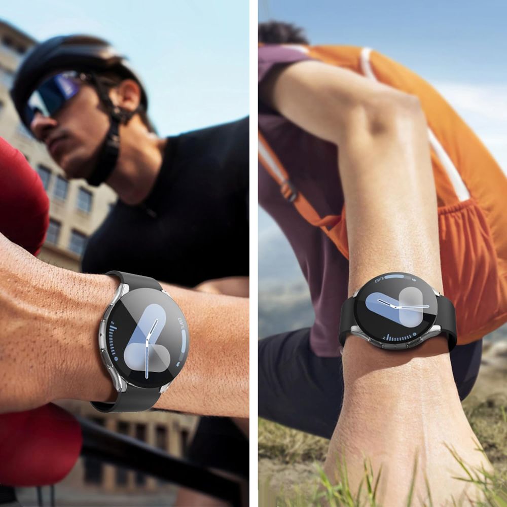 Schutzhülle + Glas für Samsung Galaxy Watch 7 40mm, Tech Protect Defense360, Transparent