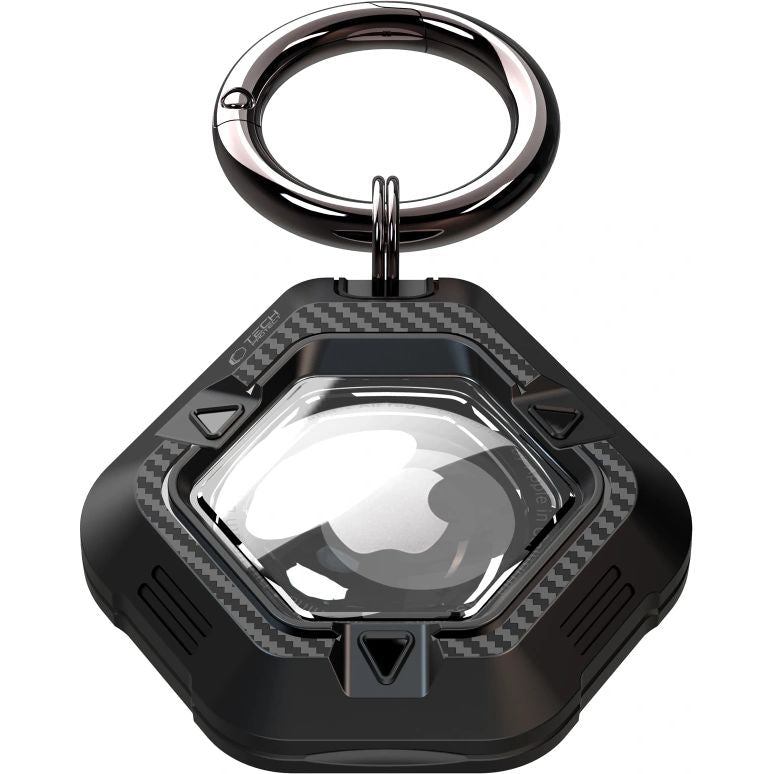 Hülle für Apple AirTag 2 / 1, Tech-Protect Defense, Schwarz