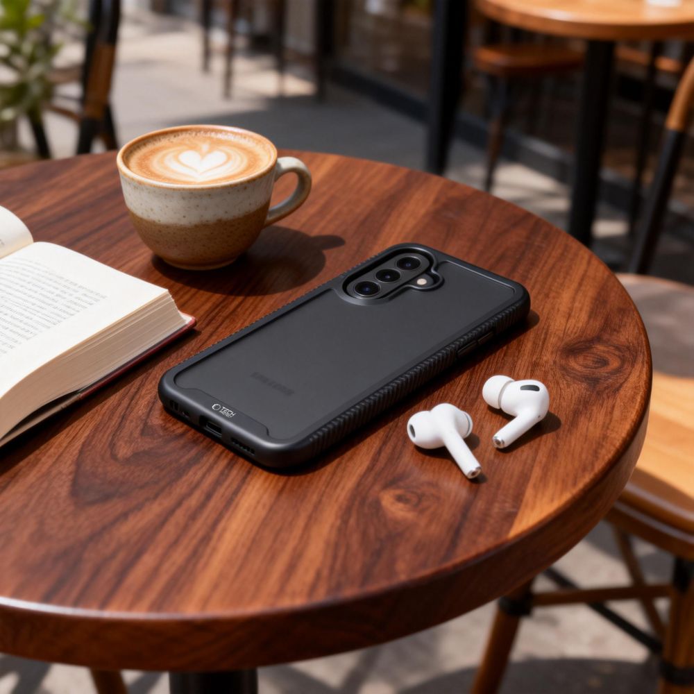 Handyhülle für Galaxy A37 / A36 5G / A56 5G, Tech-Protect Defense, mattes Schwarz